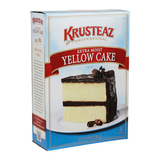 Krusteaz Extra Moist Yellow Cake Mix, 6 x 4.5 lb Case - DOT product image 2