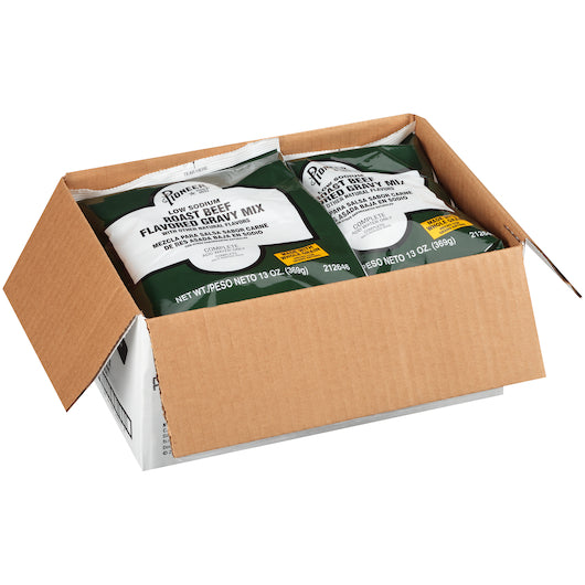 Pioneer Low Sodium Roast Beef Flavored Gravy Mix, 6 x 13 oz Case - DOT product image 7