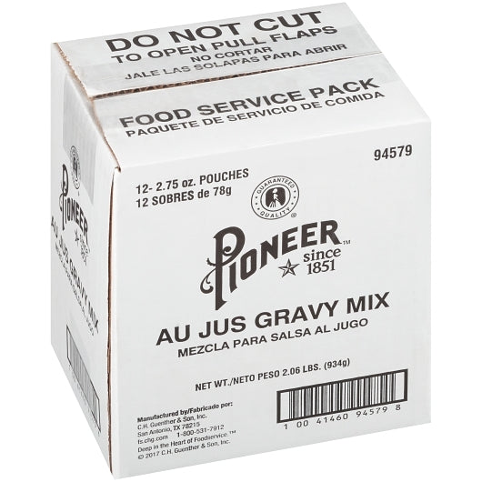 Pioneer Au Jus Gravy Mix, 12 x 2.75 oz Case - DOT product image 7