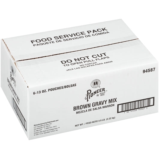Pioneer Brown Gravy Mix, 6 x 13 oz Case - DOT product image 7