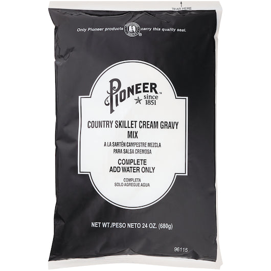 Pioneer Country Skillet Cream Gravy Mix, 6 x 24 oz Case - DOT product image 2