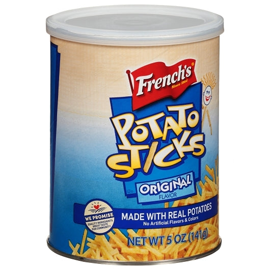 French's Potato Sticks Original Can, 12 x 5 oz Case - DOT product image 8
