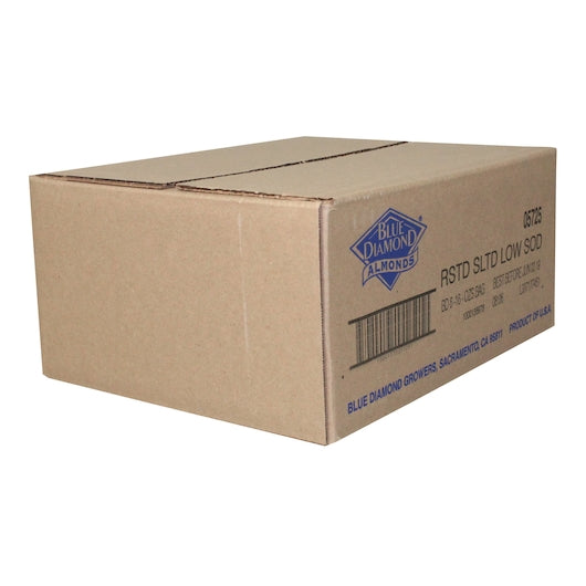 Blue Diamond Almond Lightly Salted Low Sodium, 6 x 16 oz Case - GS1 closed shipping case image