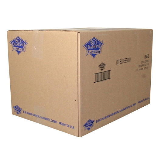 Blue Diamond Oven Roasted Blueberry Almonds, 12 x 12 x 1.5 oz Case - GS1 closed shipping case image