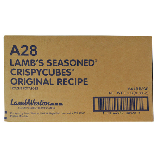 Lamb Weston Crispy ORIGINAL CRISPY CUBED Potatoes, 6 x 6 lb Case - DOT product image 7