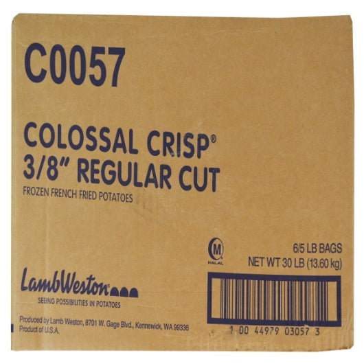 Lamb Weston Colossal Crisp French Fries, 6 x 5 lb Case - DOT product image 7