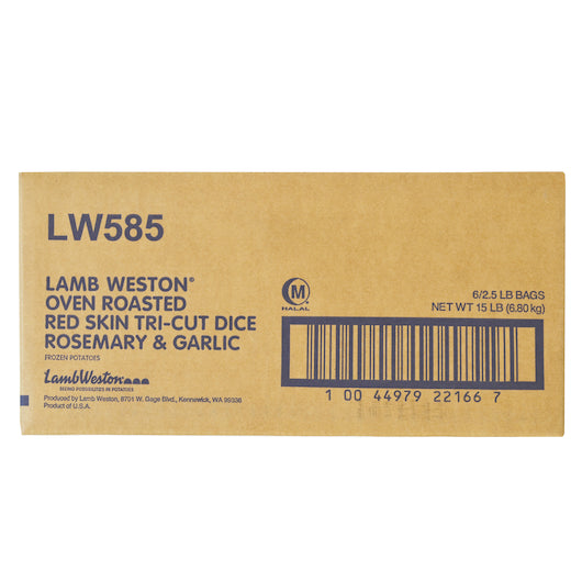 Lamb Weston OVEN ROASTED RED SKin ROSEMARY & GARLIC Potatoes, 6 x 2.5 lb Case - DOT product image 6