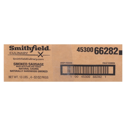 Smithfield Eckrich Hog Casing 3 Meat Smoked Sausage Rope, 4 x 3.25 lb Case - DOT product image 8