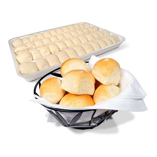 Bridgford Parkerhouse White Yeast Rolls Dough Tray Pack, 240 x 17 lb Case - GS1 styled product image