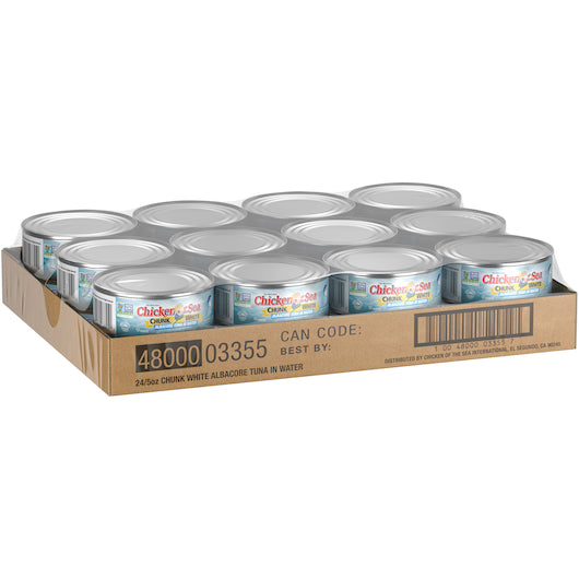 Chicken Of The Sea Chunk Albacore Tuna In Water, 24 x 5 oz Case - DOT product image 8