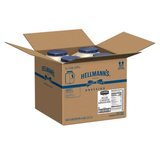 Hellmann's Chunky Bleu Cheese Dressing Bulk, 4 x 1 GA Case - DOT product image 2