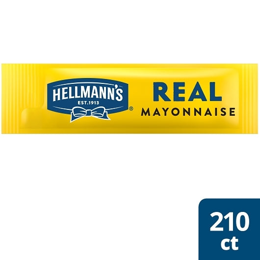 Hellmann's Mayonnaise Single Serve Packets, 210 x 0.38 fl oz Case - Condiments & Sauces - image 2