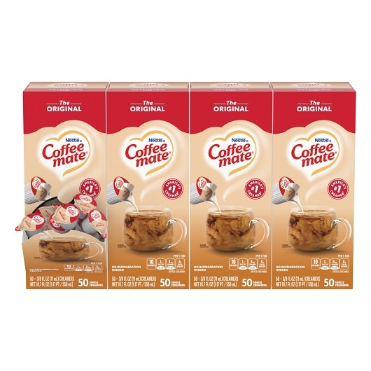 Coffee Mate The Original Single Serve Liquid Creamer, 4 x 18.7 fl oz Case - DOT product image 2