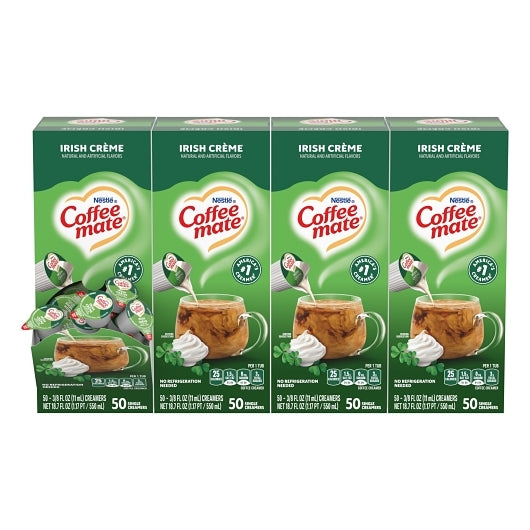 Powder Creamer Irish Creme Single Serve Liquid Creamer, 4 x 18.7 fl oz Case - DOT product image 2