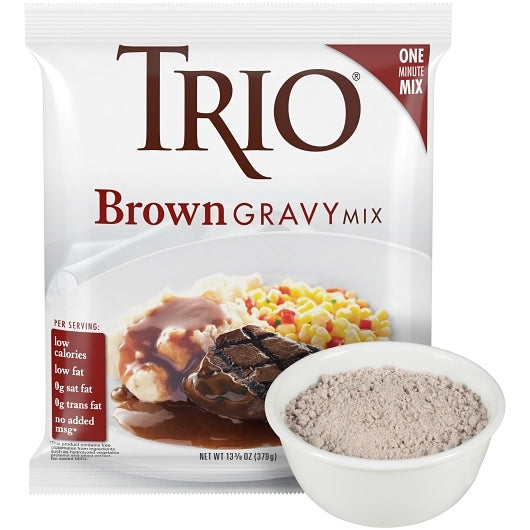 Trio Brown Gravy, 8 x 13.37 oz Case - DOT product image 2