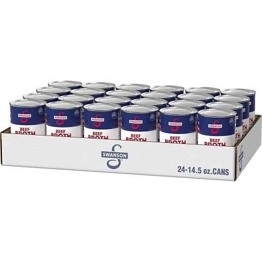 Swanson Beef Broth Soup, 24 x 14.5 oz Case - DOT product image 2