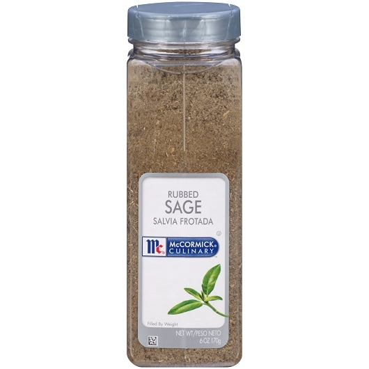 McCormick Culinary Rubbed Sage, 6 x 6 oz Case - DOT product image 2