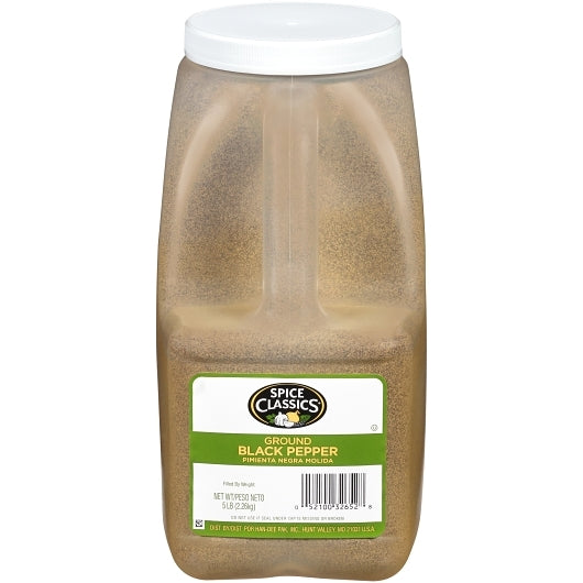 Spice Classics Ground Black Pepper, 3 x 5 lb Case - DOT product image 2