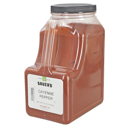 Sauer Ground Cayenne Pepper, 3 x 5.5 lb Case - Spices Seasonings