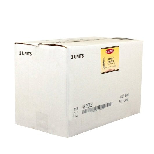 Sauer's Garlic Powder, 3 x 5.25 lb Case - Spices Seasonings