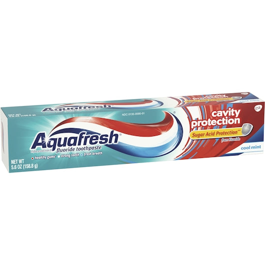 Aquafresh Cavity Protection TOOTHPASTE, 12 x 5.6 oz Case - DOT product image 2