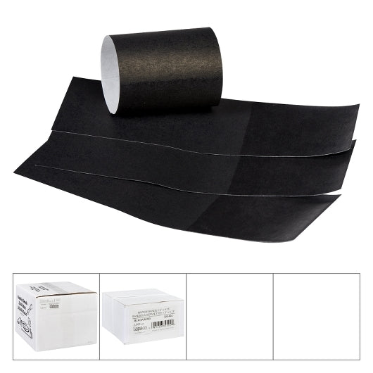 Lapaco 1.5'' by 4.25'' Black Napkin Band, 10 x 20000 each Case - DOT product image 2