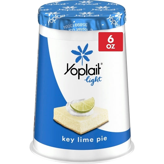 Yoplait Light Fat Free Key Lime Pie Yogurt, 6 Ounce - 12 per case. - DOT product image 2