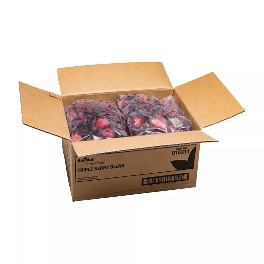 Simplot Simple Goodness Triple Berry Blend, 4 x 5 lb Case - DOT product image 3