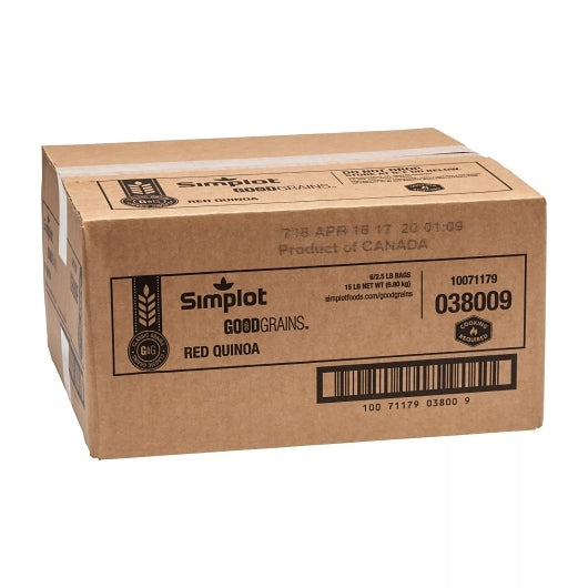 Simplot Good Grains Red Quinoa, 6 x 2.5 lb Case - Rice & Grains