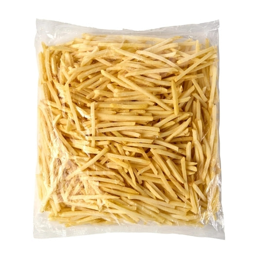 Simplot Beef Tallow Fries & Formed 1/4" Clear Coated Shoestring Fries, 6 x 4.5 lb Case - Frozen Potatoes Sides - image 2