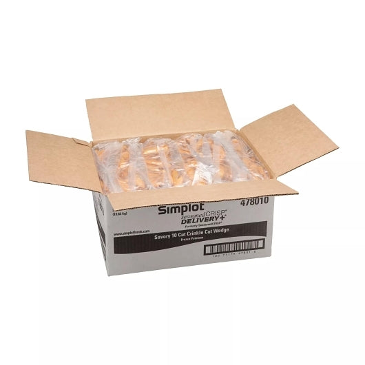 Simplot SeasonedCrisp Wedge Cut French Fries, 6 x 5 lb Case - DOT product image 4
