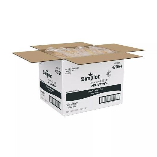 Simplot SeasonedCrisp Lattice Cut French Fries, 6 x 4.5 lb Case - DOT product image 4