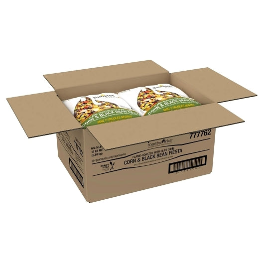 Roast Works Flame Mix Roasted Corn Black Bean, 6 x 2.5 lb Case - DOT product image 4