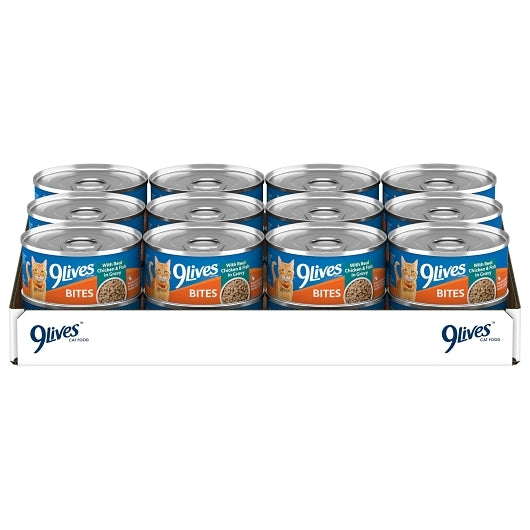 9Lives Chicken Fish Bites In Gravy, 24 x 5.5 oz Case - Condiments & Sauces - image 2