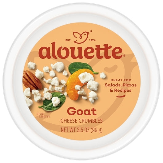 Alouette Crumbled Goat Cheese, 12 x 3.5 oz Case - DOT product image 2