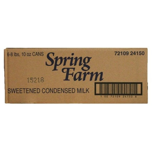 Spring Farm Sweetener Sweetened Condensed Milk, 6 x 125.688 fl oz Case - DOT product image 4