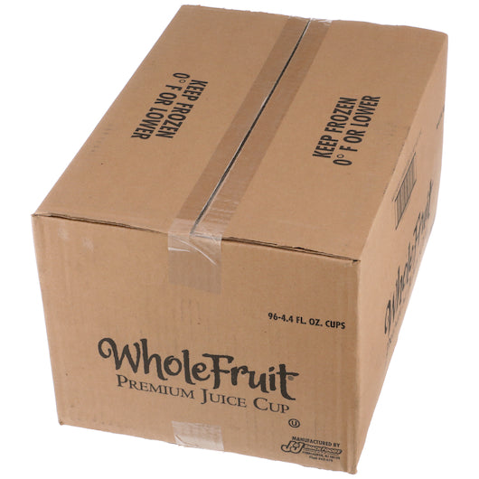 Whole Wild Cherry Premium Juice Cup, 96 x 4.4 fl oz Case - GS1 closed shipping case image