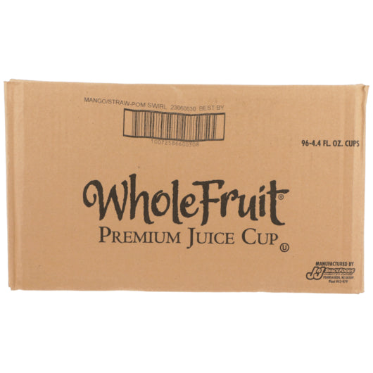 Whole Fruit Mango Strawberry Pomegranate Frozen Juice Cup, 96 x 4.5 fl oz Case - DOT product image 8