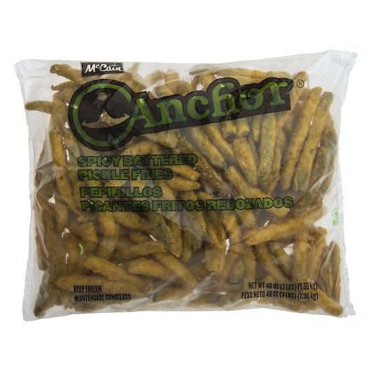 Anchor Battered Spicy Pickle Fries, 4 x 3 lb Case - DOT product image 2