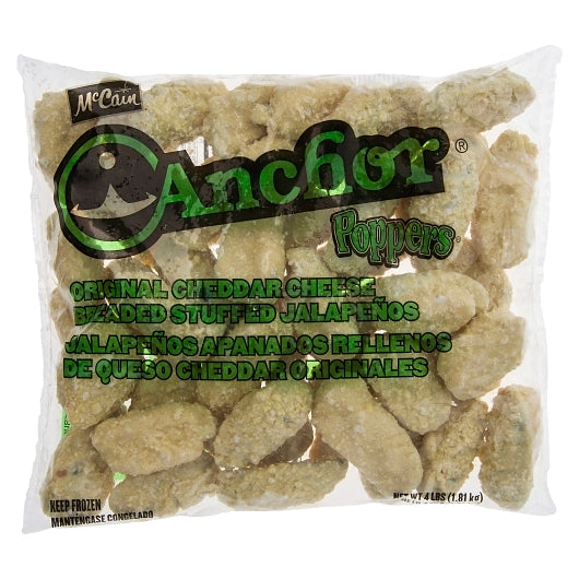Anchor CHEDDAR CHEESE BREADED STUFFED JALAPENO, 4 x 4 lb Case - DOT product image 2