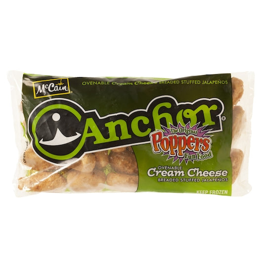 Anchor Poppers Ovenable Cream Cheese Breaded Stuffed Jalapeno, 6 x 2 lb Case - DOT product image 2
