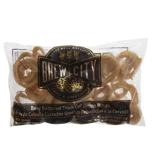 Brew City Beer Battered Thick Cut Onion Rings, 6 x 2.5 lb Case - DOT product image 2