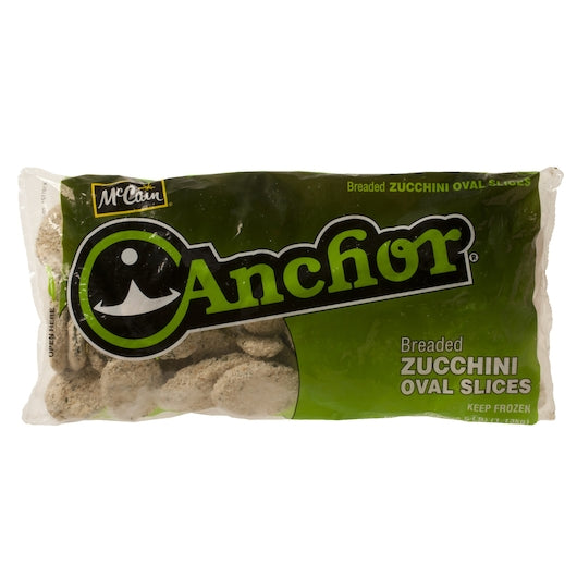 Anchor Breaded Zucchini Oval Slices, 6 x 2.5 lb Case - DOT product image 2
