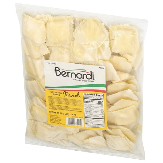 Bernardi Gluten Free Cheese Ravioli, 2 x 3 lb Case - DOT product image 2
