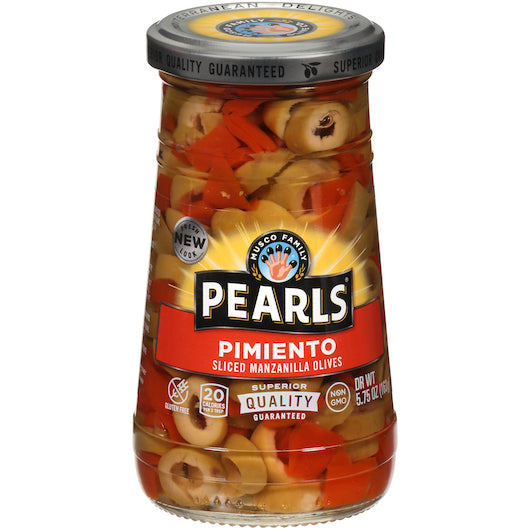 Pearls Salad Sliced With Pimento Olives Jar, 12 x 5.75 oz Case - Condiments & Sauces - image 2