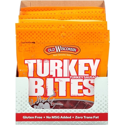 Old Wisconsin Pack Turkey Snack Bites Caddy, 12 x 4 oz Case - Meat, Poultry & Seafood - image 2