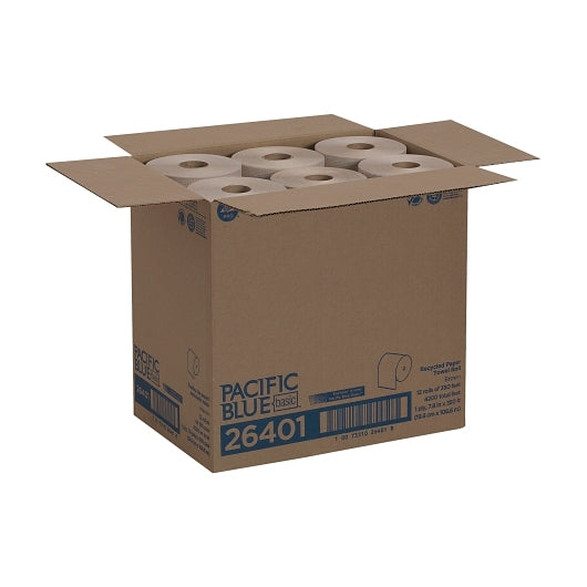 Envision Epa Compliant Basic Roll Recycled (3rd Party) Brown Paper Towels, 12 x 1 ct Case - DOT product image 2