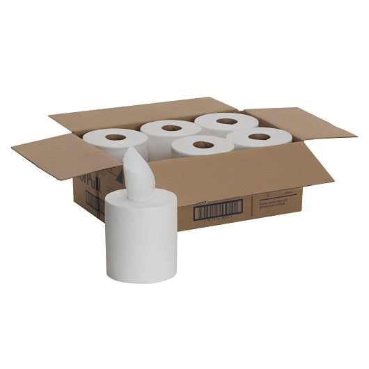 SofPull PREMIUM TOWELS CENTERPULL REGULAR CAPACITY WHITE, 6 x 1 ct Case - DOT product image 8