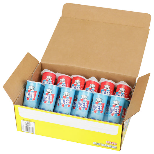 Icee Variety Pack 15 Cherry and 15 Blue Raspberry Tube, 1 x 30 ct Case - DOT product image 5