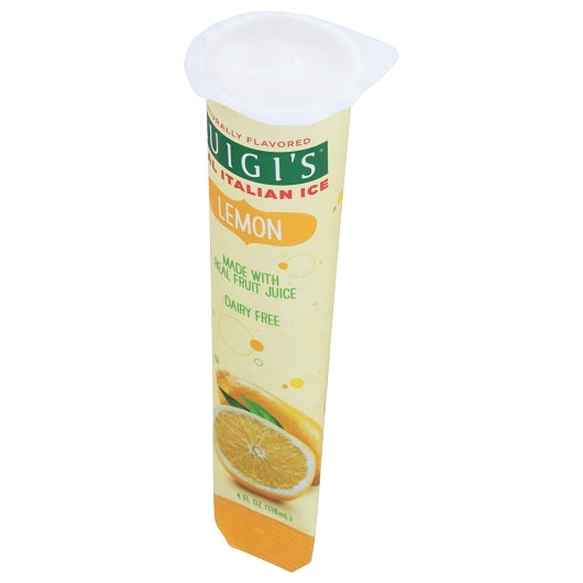 Luigi Lemon Real Italian Ice, 24 x 4 fl oz Case - DOT product image 2
